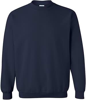 Gildan 18000 - Classic Fit Adult Crewneck(Navy at Amazon Men's